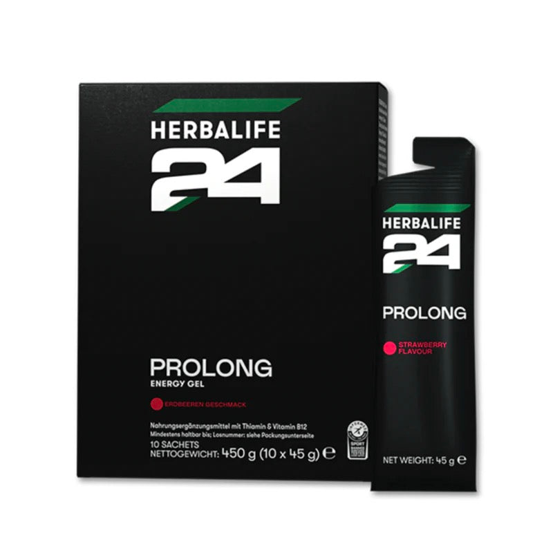 H24 Prolong Energy Gel Erdbeere 10 Beutel